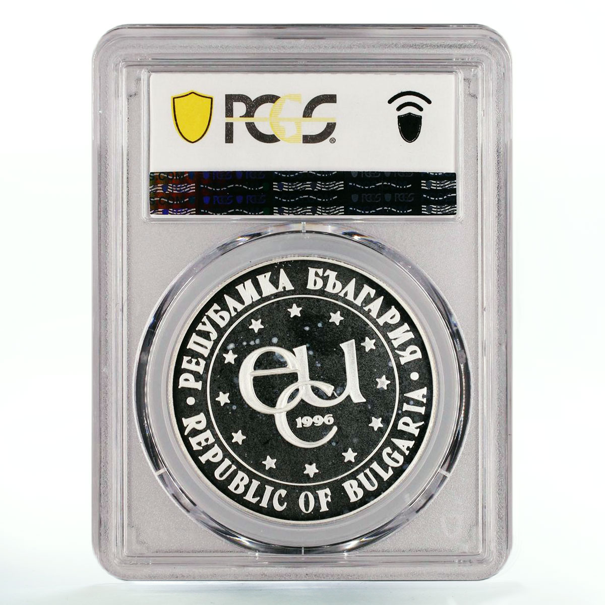 Bulgaria 1000 leva St John of Rila Monastery PR66 PCGS silver coin 1996