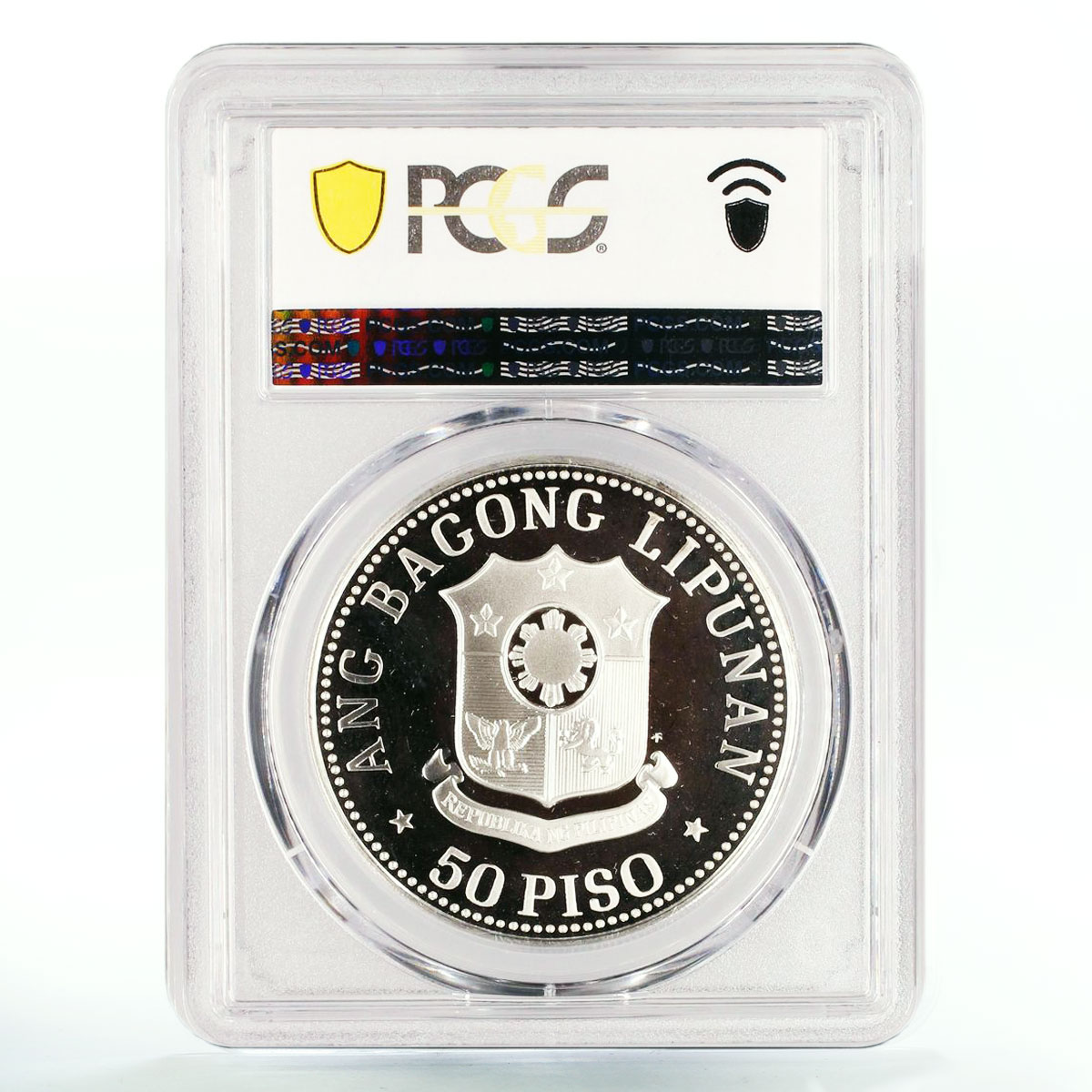 Philippines 50 piso Manuel Quezon PR68 PCGS proof silver coin 1978