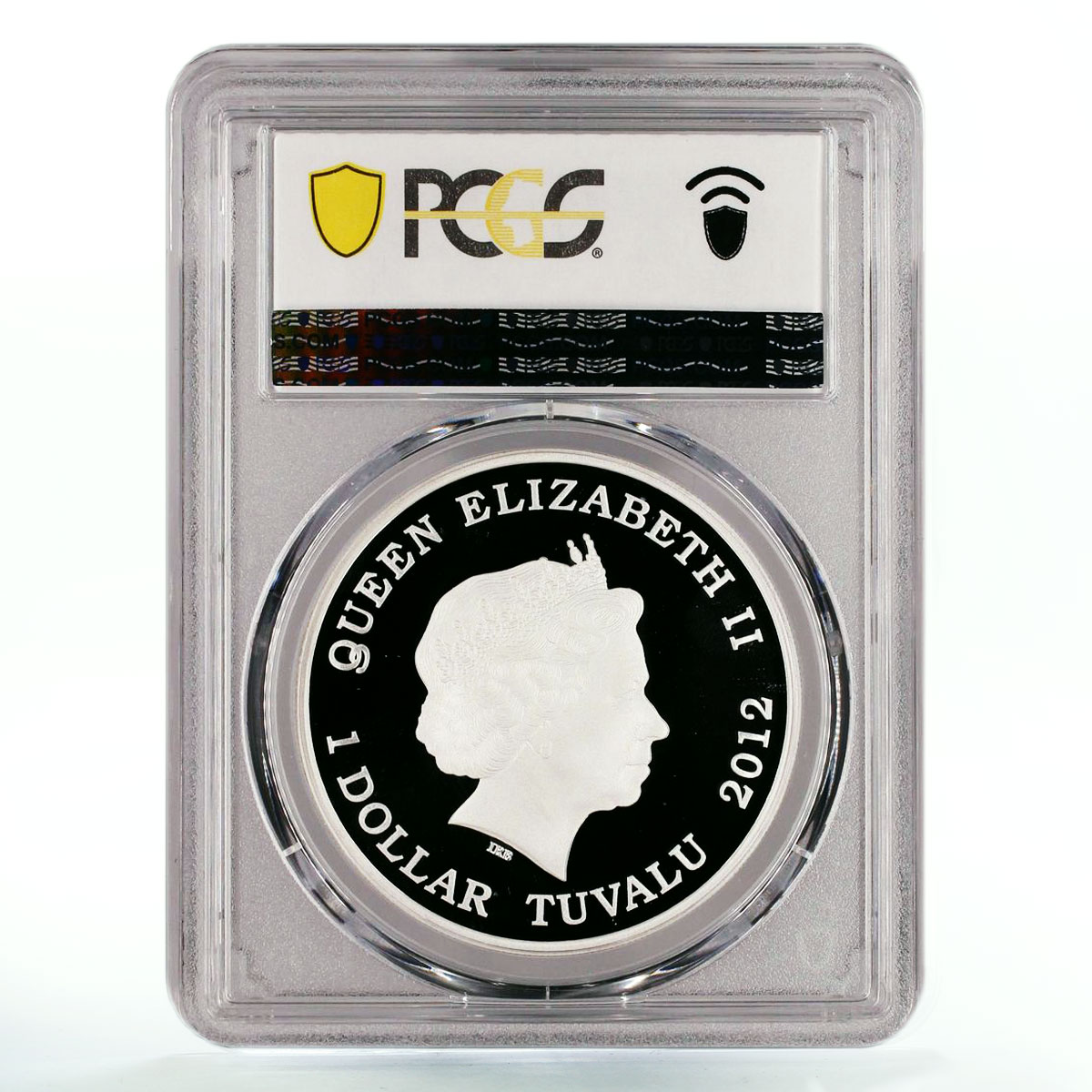 Tuvalu 1 dollar Endangered Wildlife Polar Bears Fauna PR70 PCGS silver coin 2012