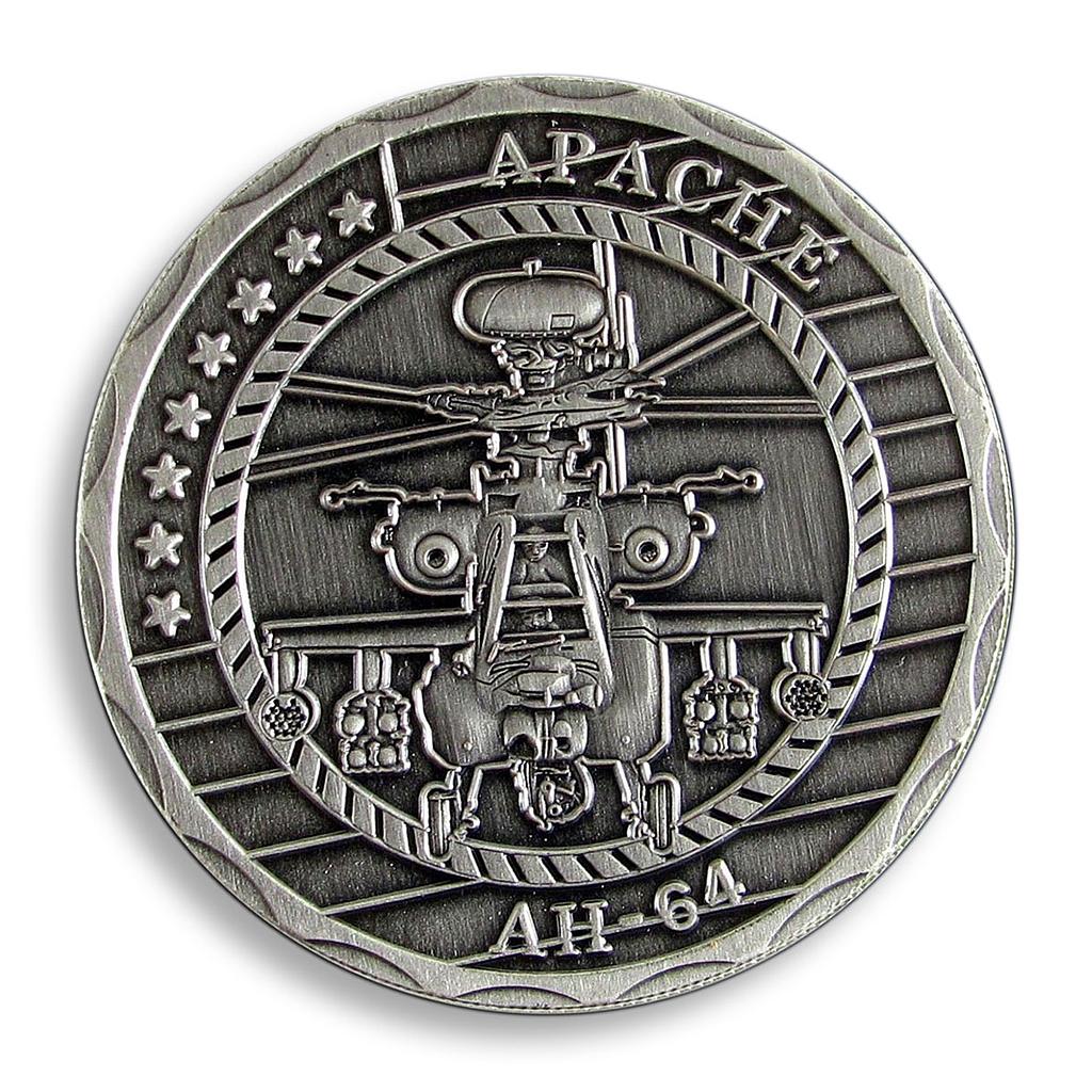 US Army, AH-64 Apache, Main Battle Helicopter, Military, Navy, War, Souvenir