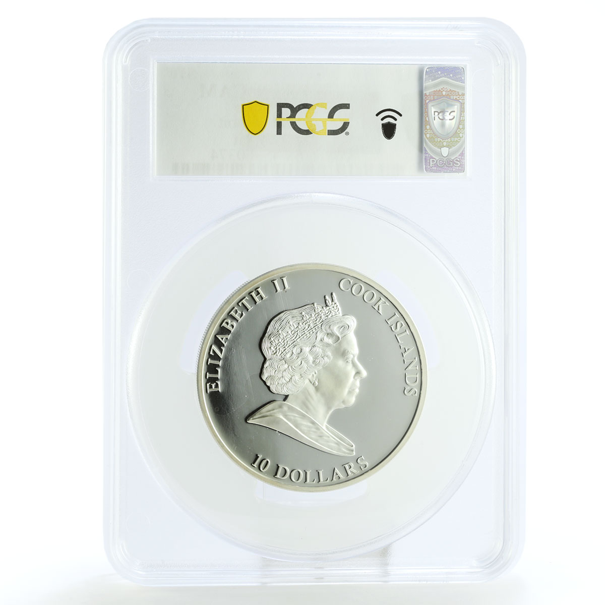 Cook Islands 10 dollars Year of the Rabbit I Grey Rabbit PR68 PCGS Ag coin 2011