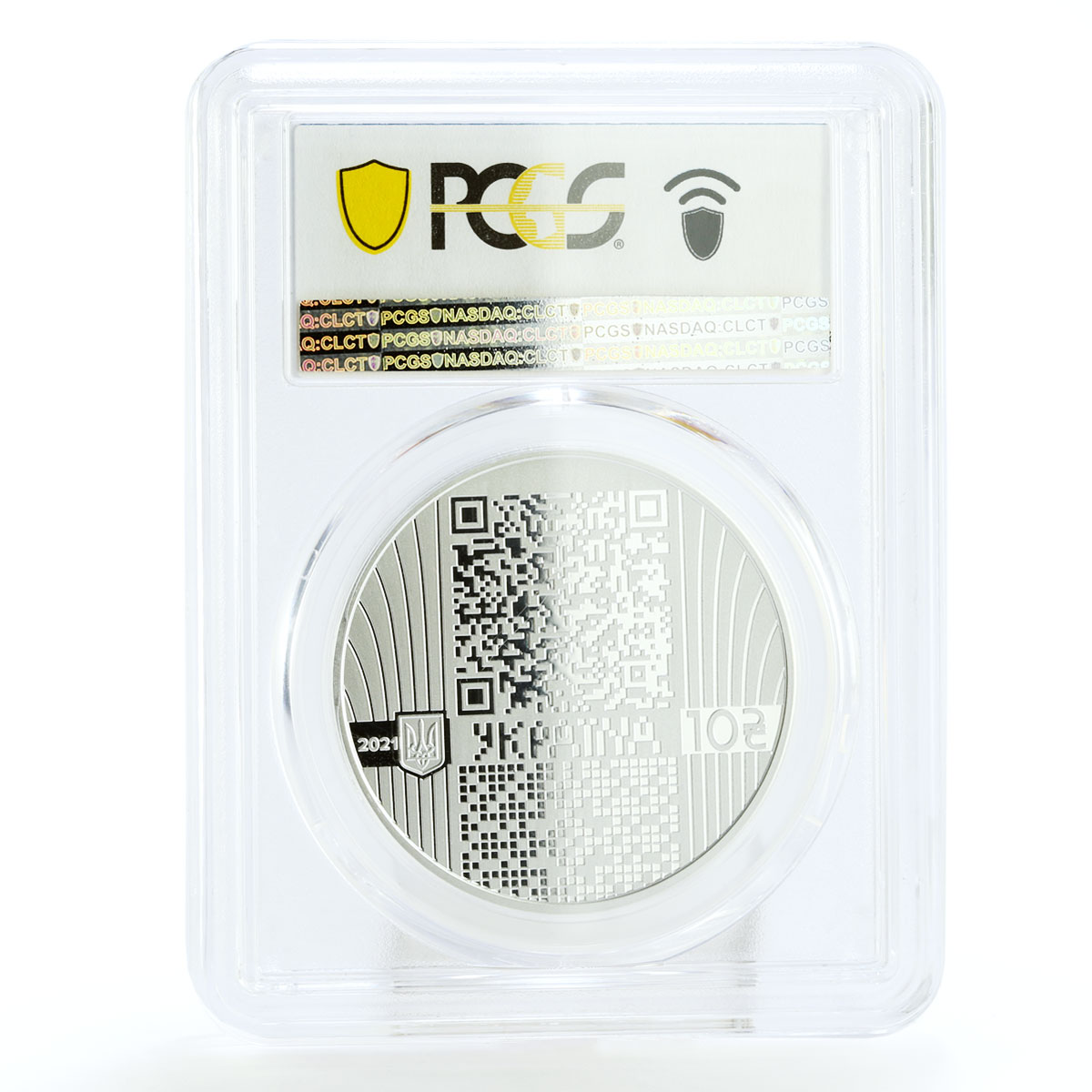 Ukraine 10 hryvnias 30 Years of Independence Flower PR70 PCGS silver coin 2021