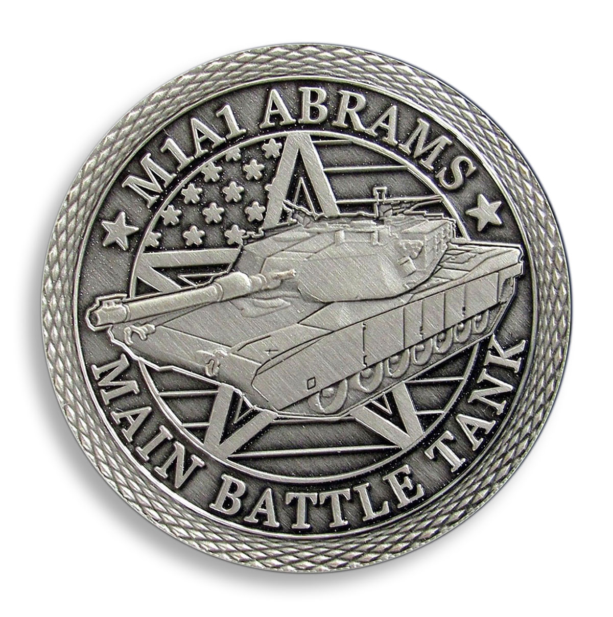 US Army, M1A1 Abrams Tank, Main Battle Tank, Military, Navy, War, Coin, Souvenir