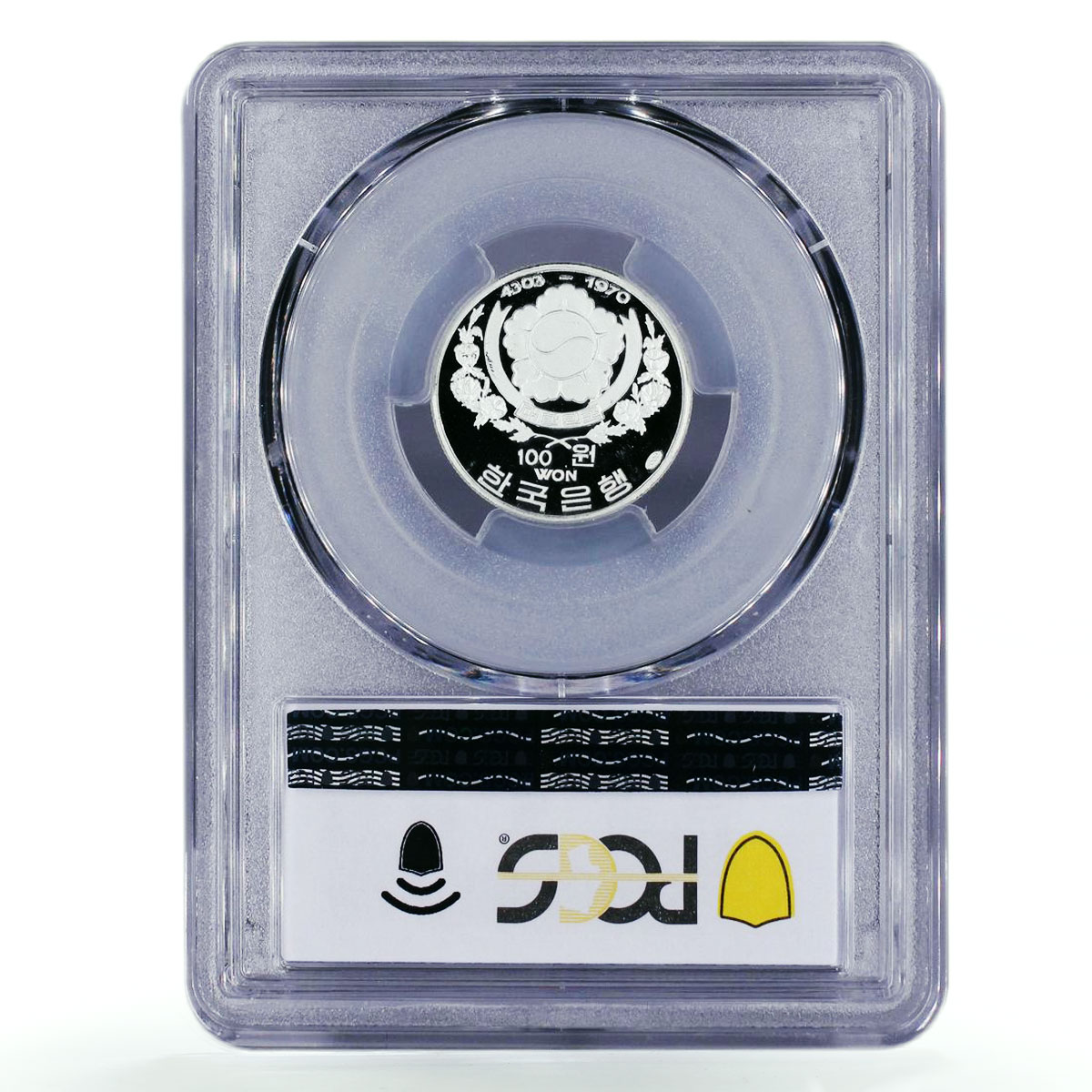 Korea 100 won 5000 Years Admiral Sun Sin Lee Ship PR67 PCGS silver coin 1970