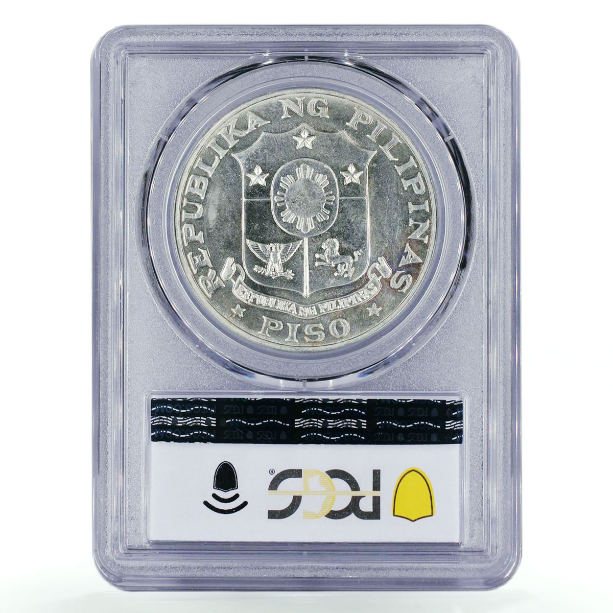 Philippines 1 piso Birth of Emilio Aguinaldo PL65 PCGS silver coin 1969