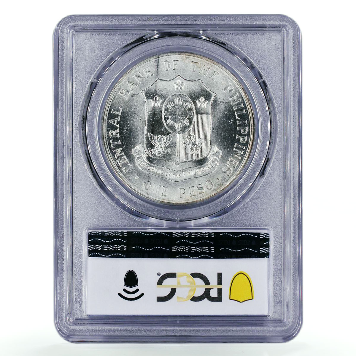 Philippines 1 peso 100 Anniversary Birth Apolina Mabini MS64 PCGS silver 1964