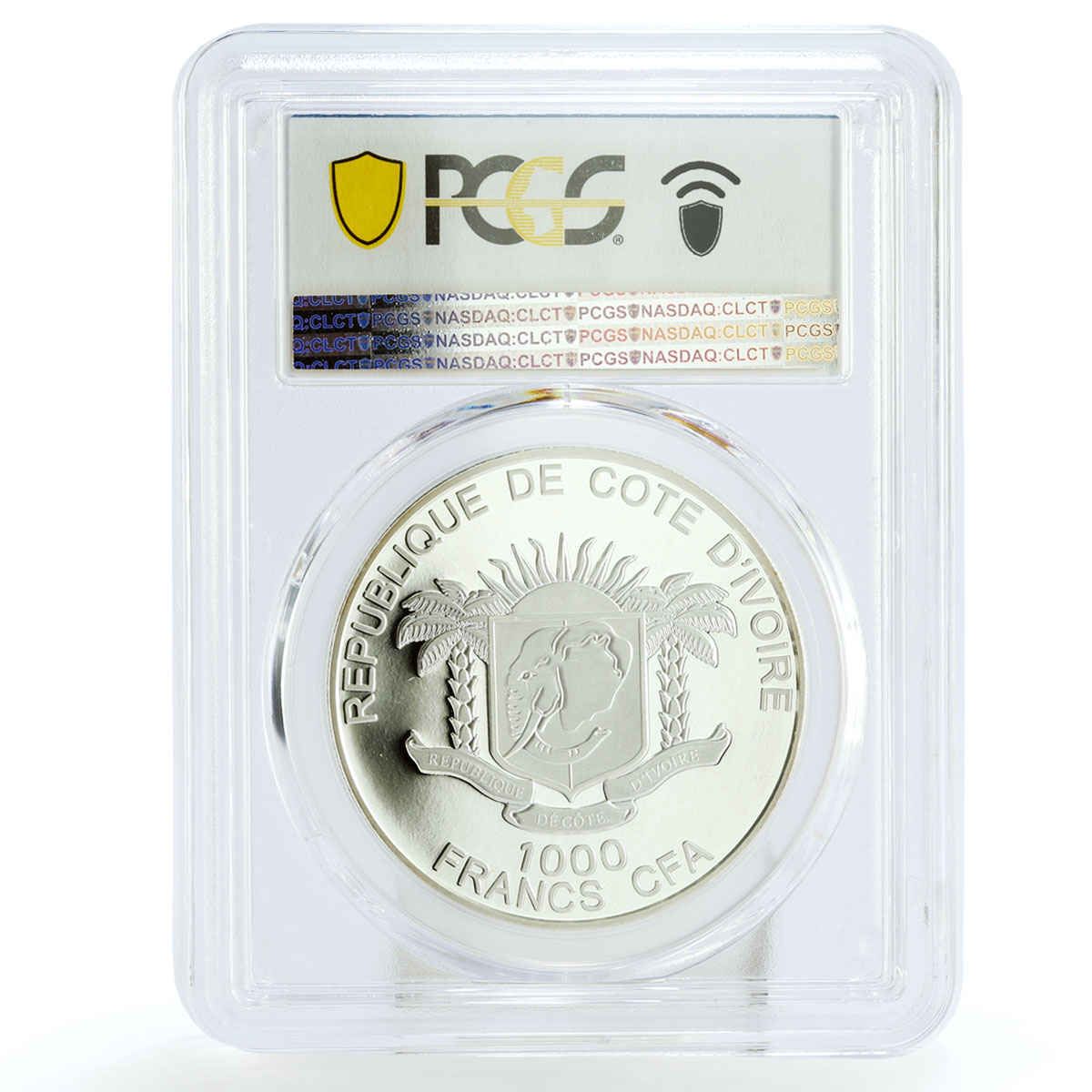 Ivory Coast 1000 francs Canonization Mother Teresa PR69 PCGS silver coin 2016