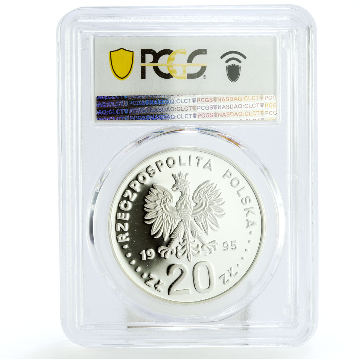 Poland 20 zlotych Scientist Nicholas Copernicus ECU PR69 PCGS silver coin 1995
