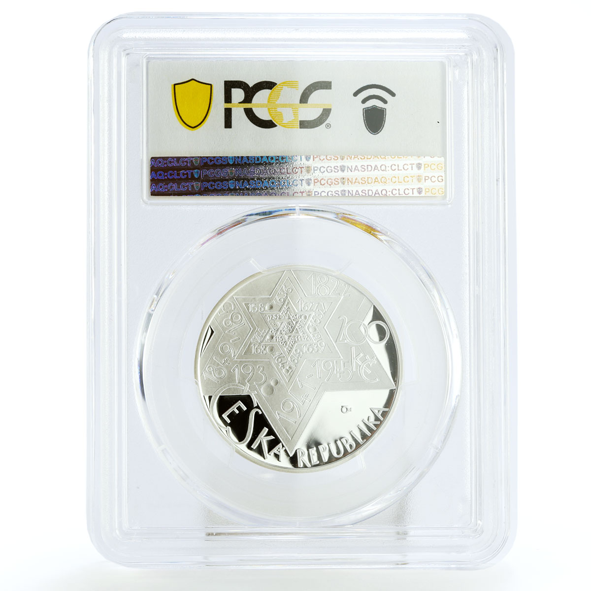 Czech Republic 200 korun Rabbi Jehuda Low Golem PR70 PCGS silver coin 2009