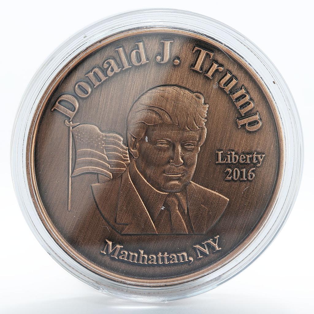 USA Donald Trump Manhattan The Silent Majority Speaks token