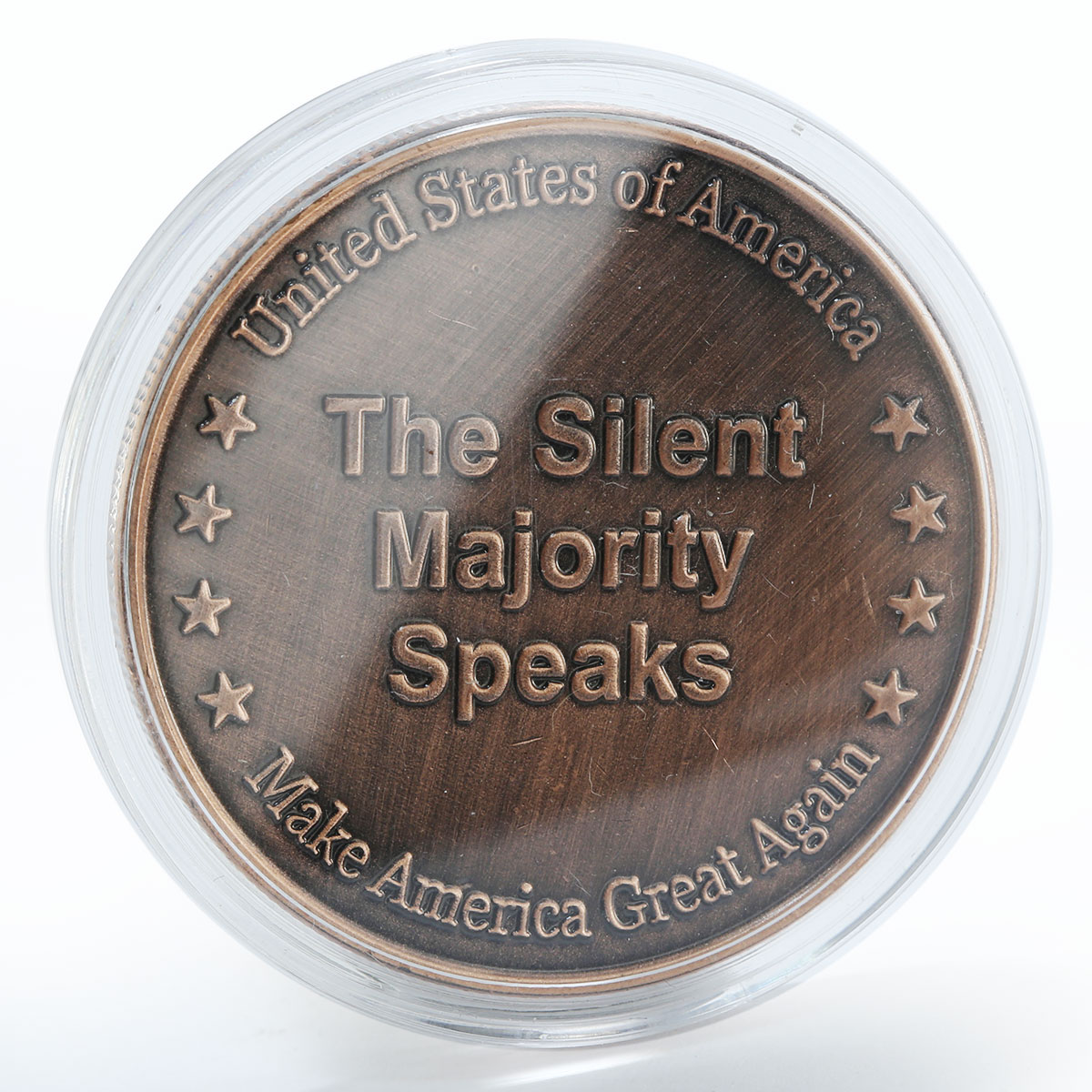 USA Donald Trump Manhattan The Silent Majority Speaks token