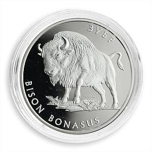 Ukraine 10 hryvnia Bison Bonasus Fauna Endangered Species silver proof coin 2003