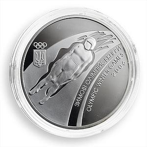 Ukraine 10 hryvnia XX Winter Olympic Games Turin Italy silver proof coin 2006
