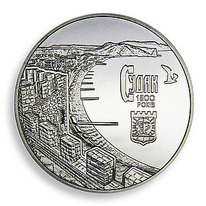 Ukraine 10 hryvnia 1800 Years of Sudak Coast silver proof coin 2012