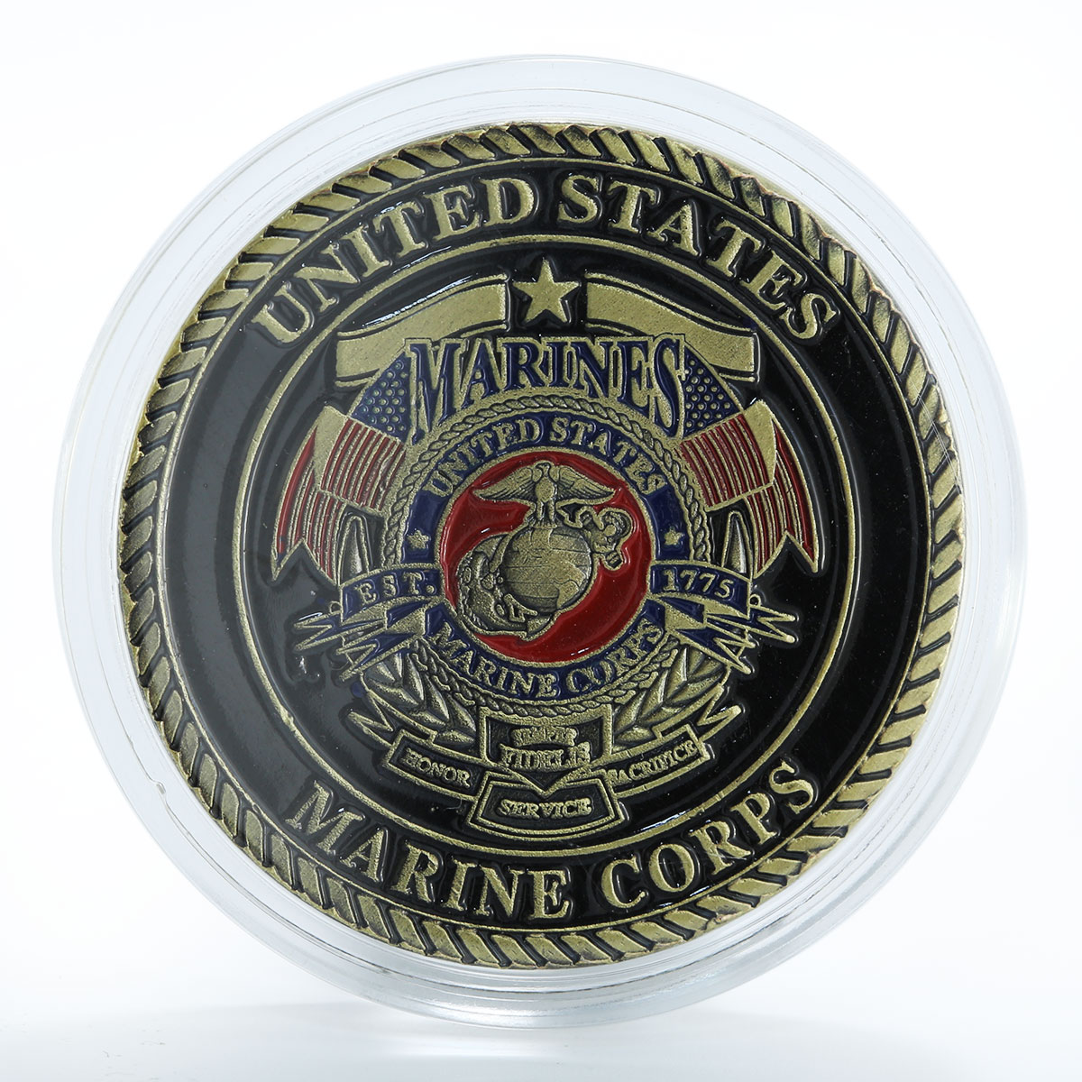 USA Marine Corps Semper Fidelis Release The Dogs of War Military token