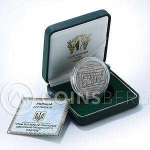 Ukraine 10 hryvnia Remembrance For Victims of Tatar Genocide silver coin 2016