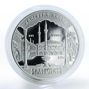 Ukraine 10 hryvnia Khan Palace in Bakhchysarai silver proof coin 2001