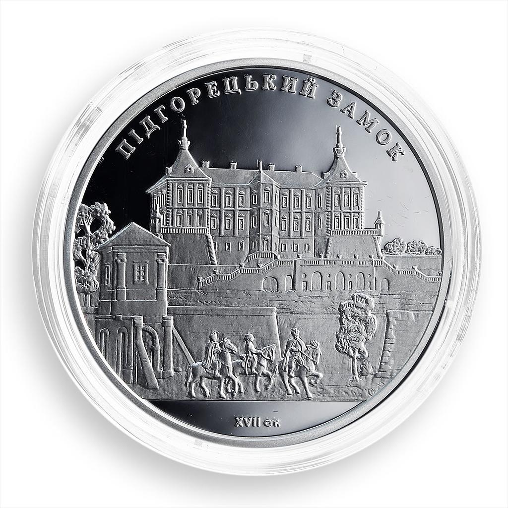 Ukraine 10 hryvnia Pidhirtsi Castle Architectural Renaissance silver coin 2015