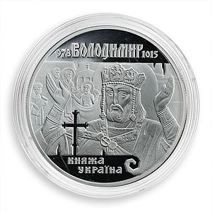 Ukraine 10 hryvnia Volodymyr Great Prince Kyivan Rus silver proof coin 2000