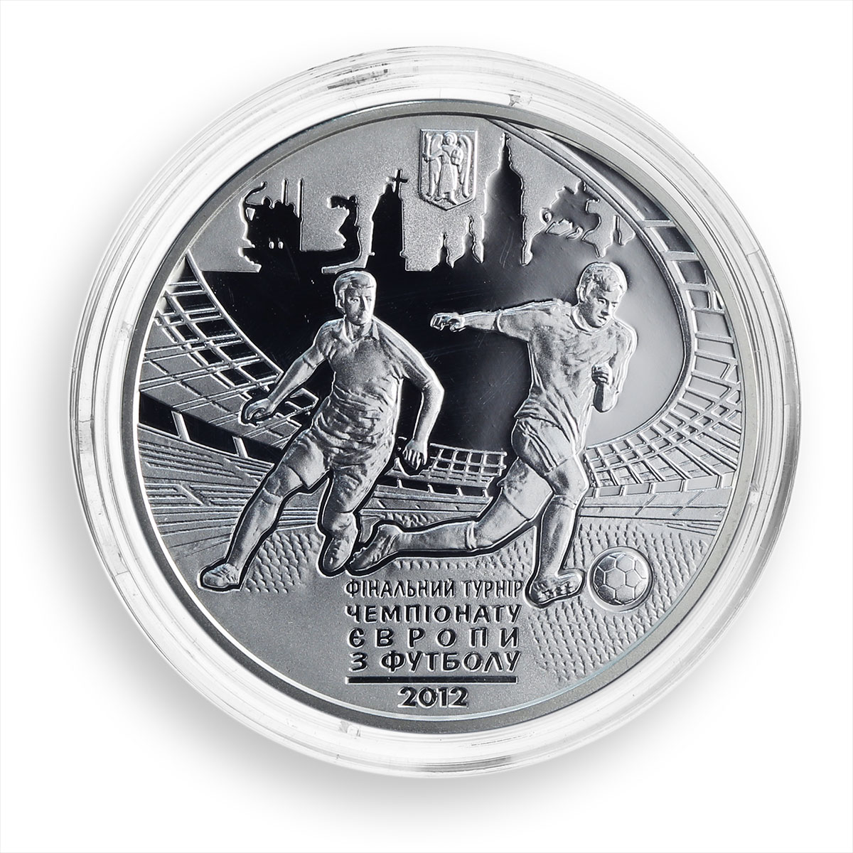 Ukraine 10 20 hryvnia set of 5 silver coins UEFA Euro 2012 Final Tournament 2011