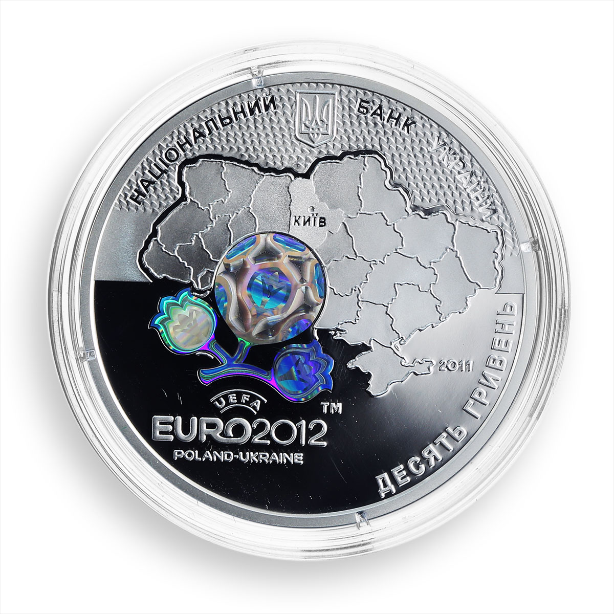 Ukraine 10 20 hryvnia set of 5 silver coins UEFA Euro 2012 Final Tournament 2011