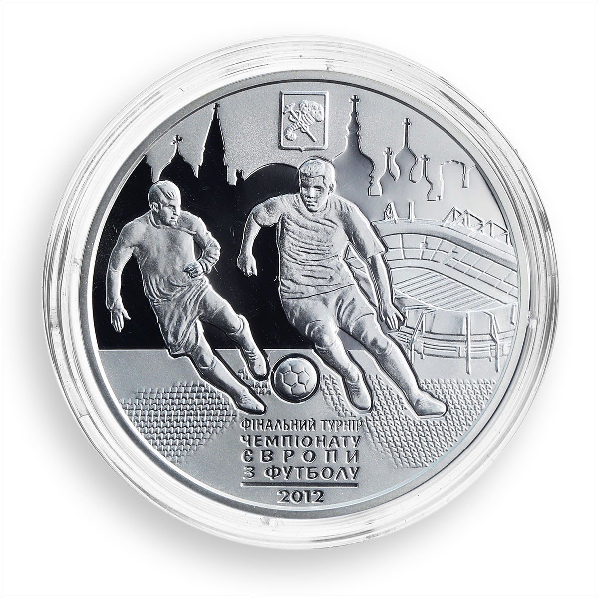 Ukraine 10 20 hryvnia set of 5 silver coins UEFA Euro 2012 Final Tournament 2011