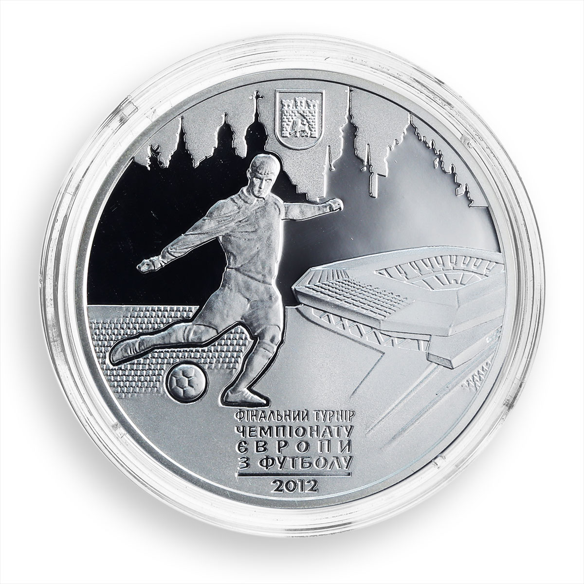 Ukraine 10 20 hryvnia set of 5 silver coins UEFA Euro 2012 Final Tournament 2011