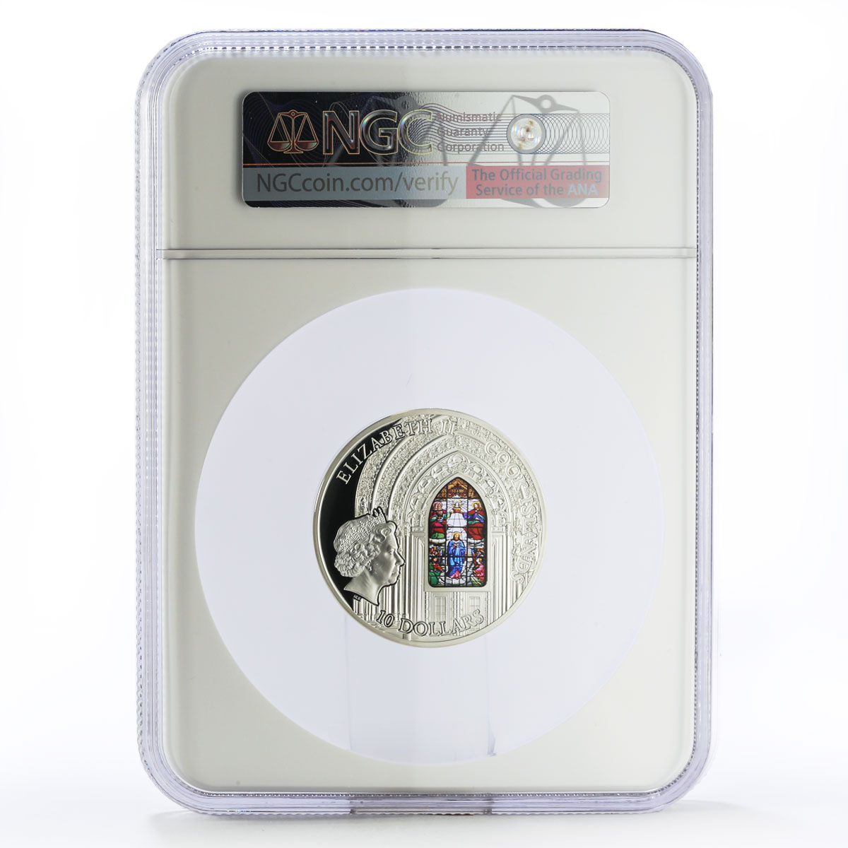 Cook Islands 10 dollars Saint Nicholas Church Stockholm PF70 NGC Ag coin 2015