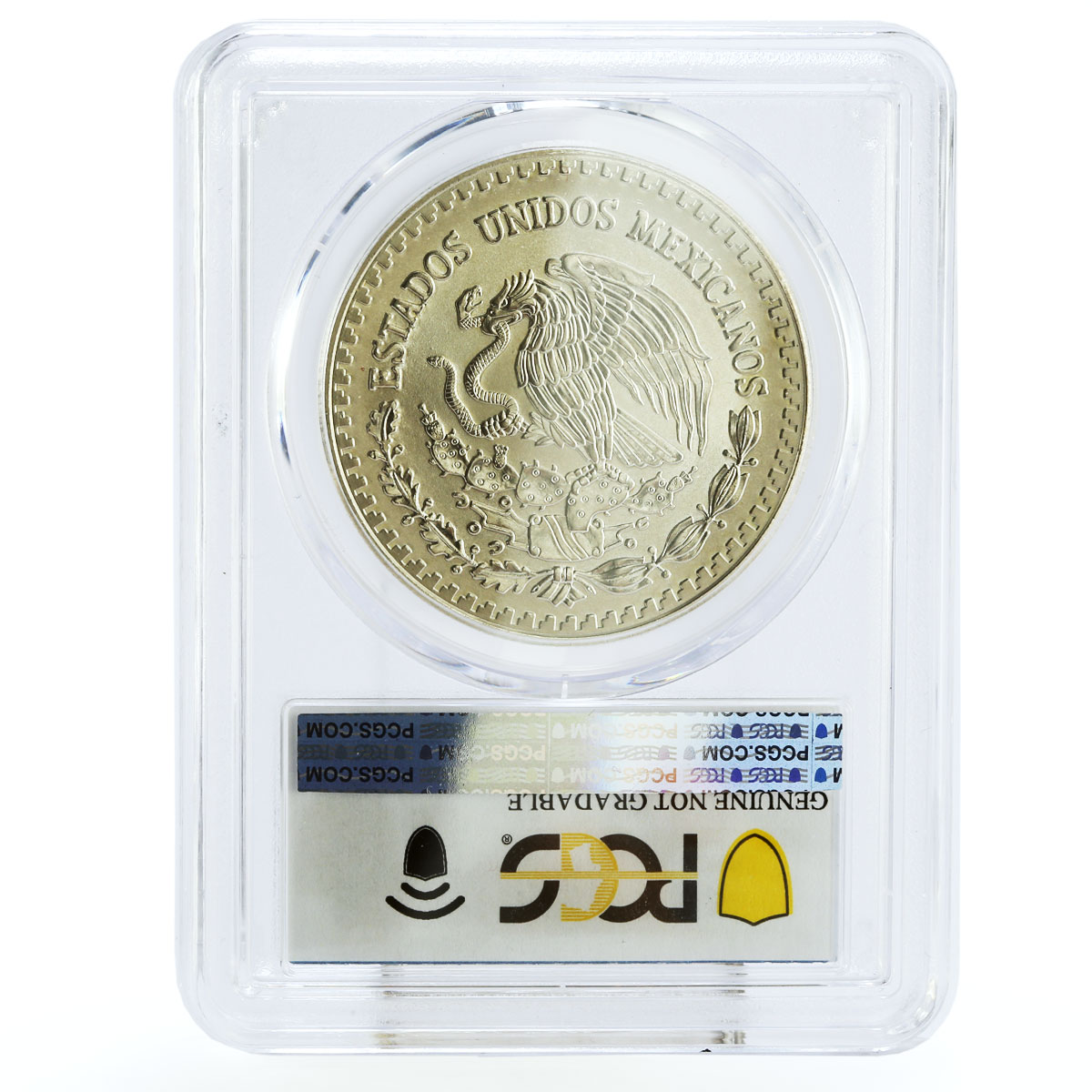 Mexico 1 onza Libertad Angel of Independence Genuine PCGS silver coin 1998