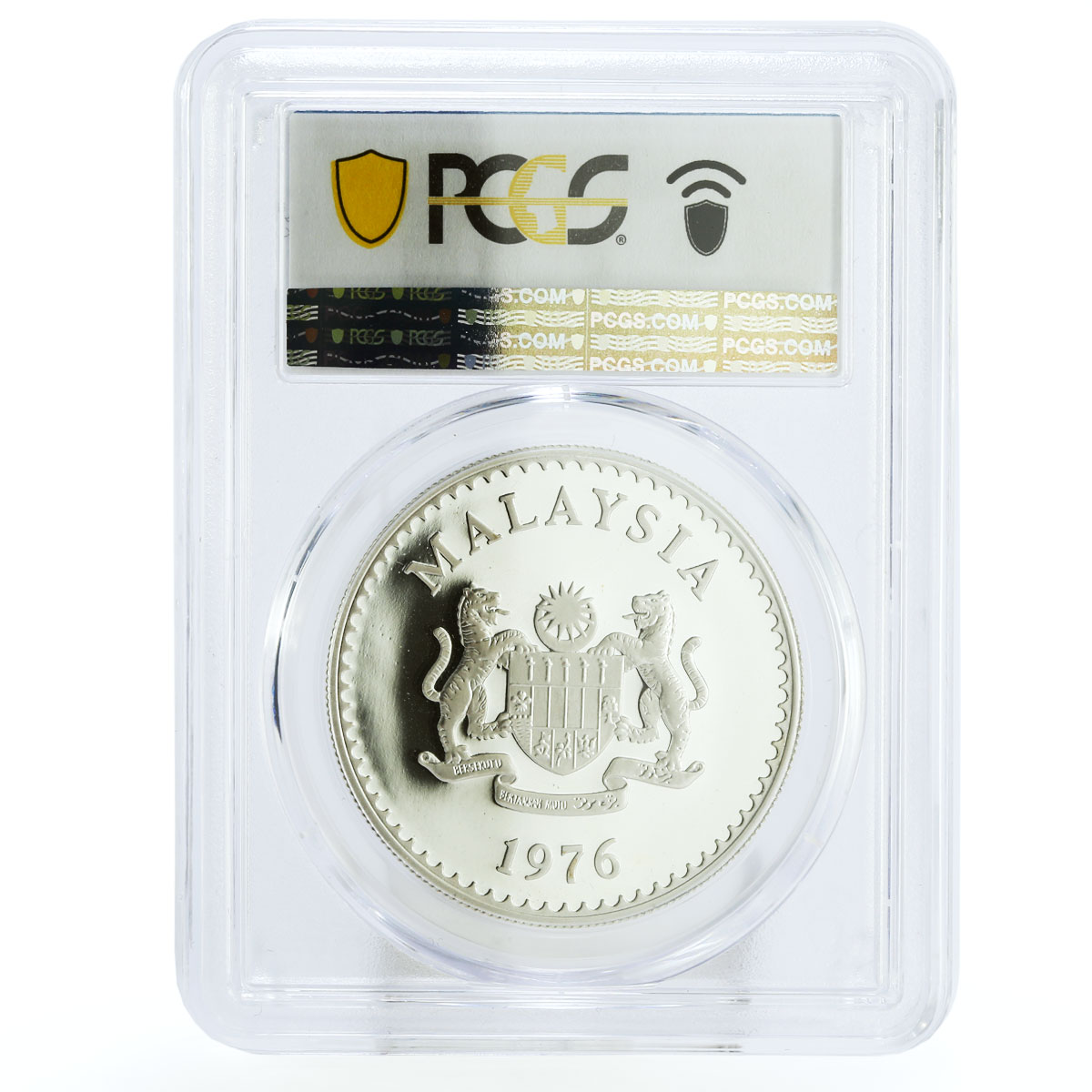 Malaysia 15 ringgit Conservation Fauna Malaysian Gaur PR67 PCGS silver coin 1976