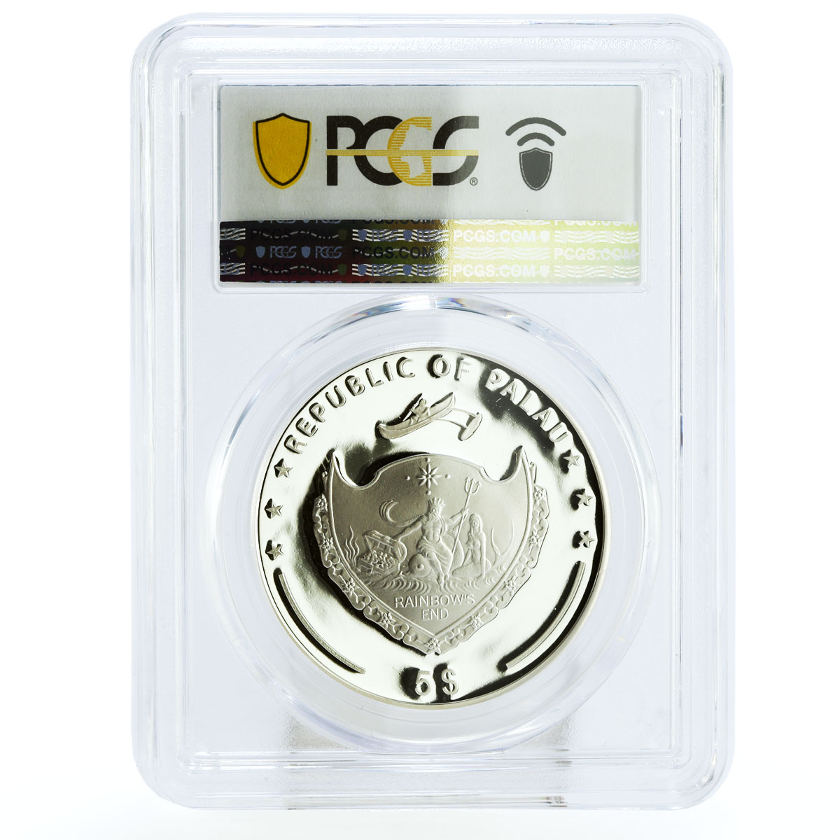 Palau 5 dollars World of Wonders Florence Cathedral PR70 PCGS silver coin 2011