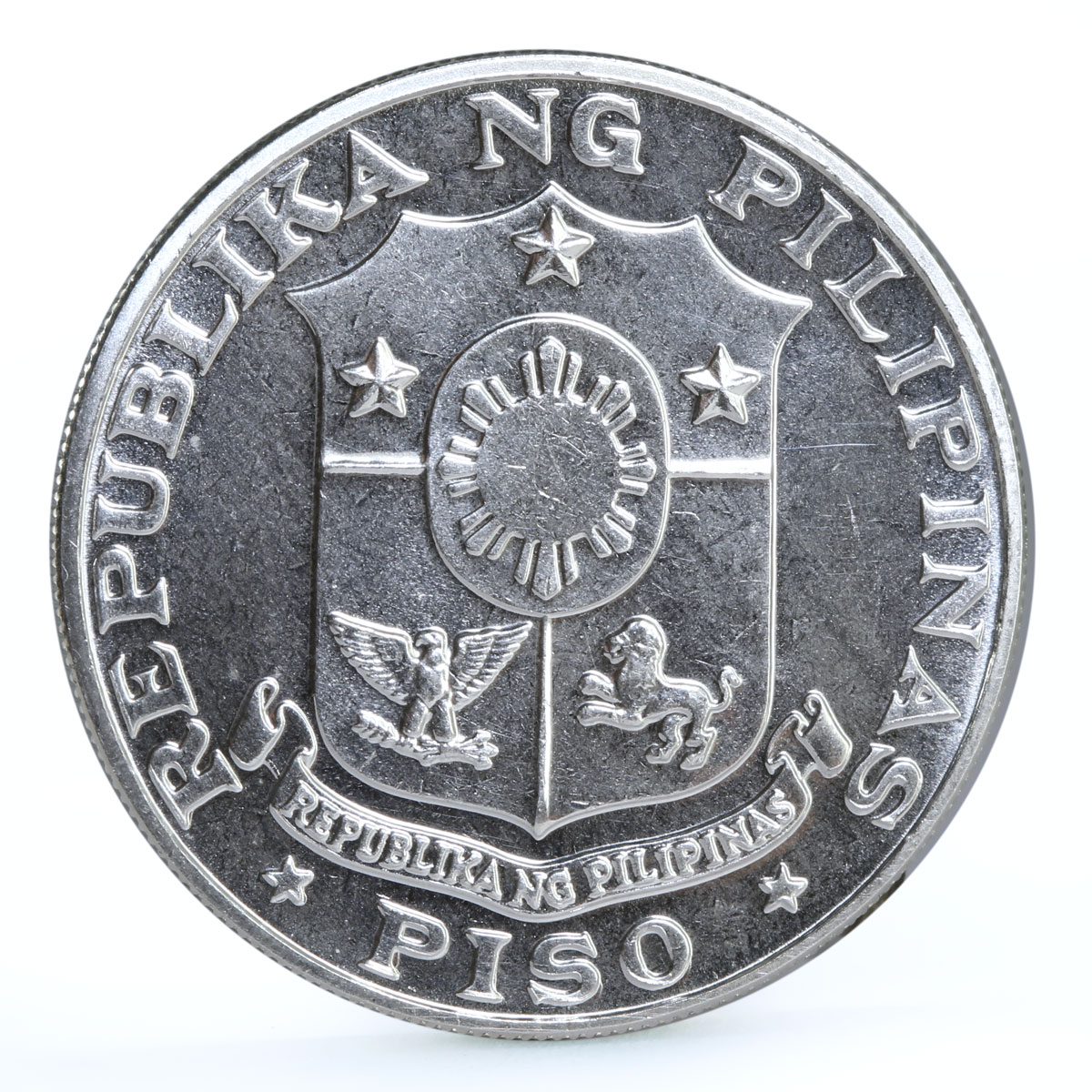 Philippines 1 piso Emilio Aguinaldo silver coin 1969