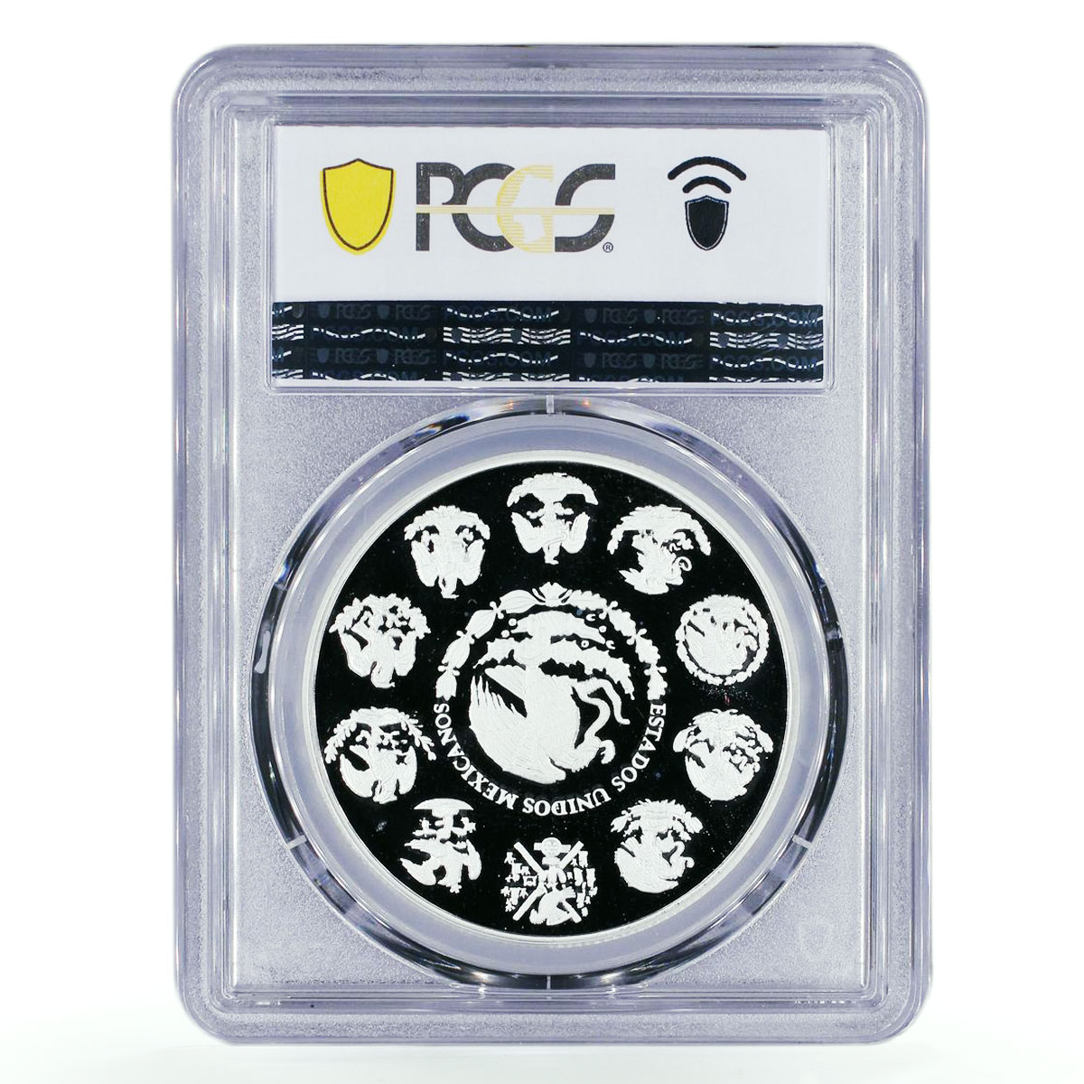 Mexico 1 onza Libertad Angel of Independence PR69 PCGS silver coin 2007