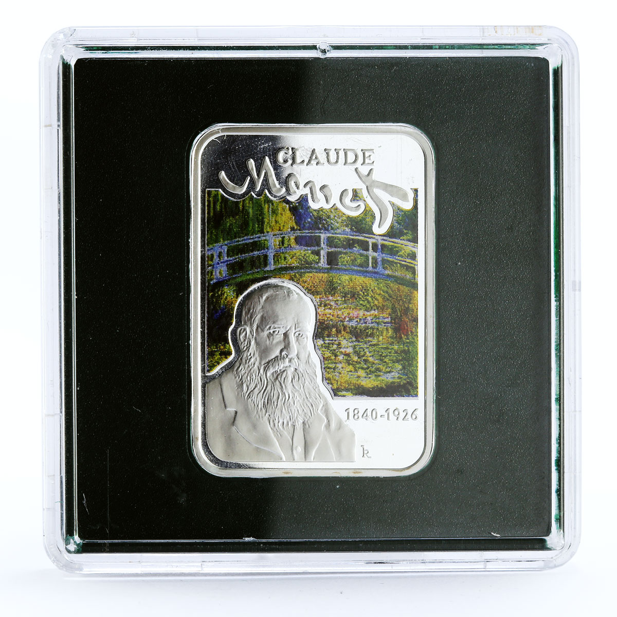 Niue 1 dollar Painters of the World Claude Monet Art colored silver coin 2010