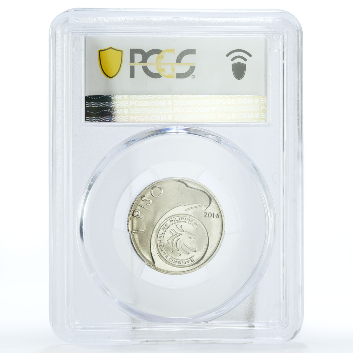 Philippines 1 piso 150 Years General Artemio Ricarte MS64 PCGS nickel coin 2016