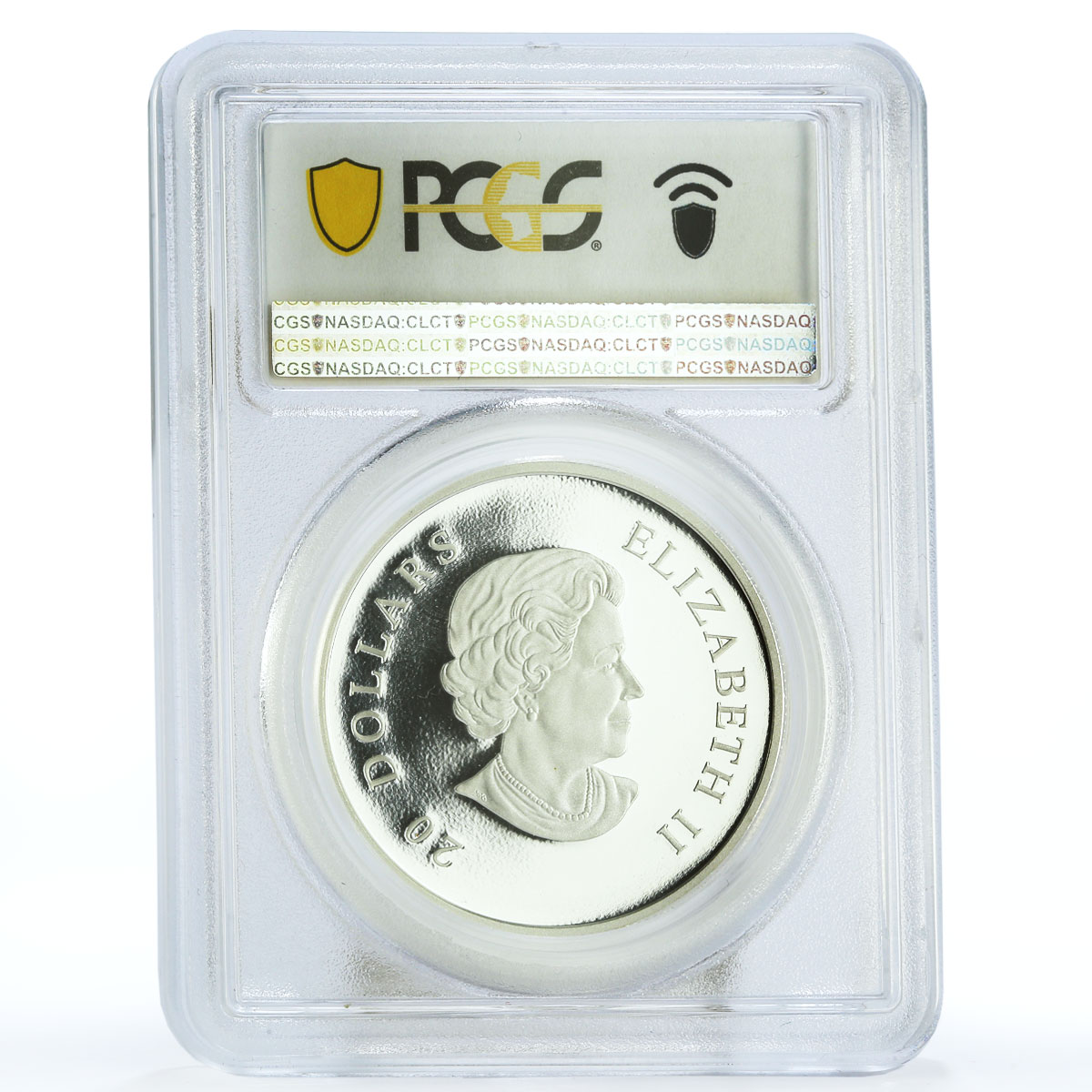 Canada 20 dollars Crystal Snowflake Green Emerald PR70 PCGS silver coin 2011