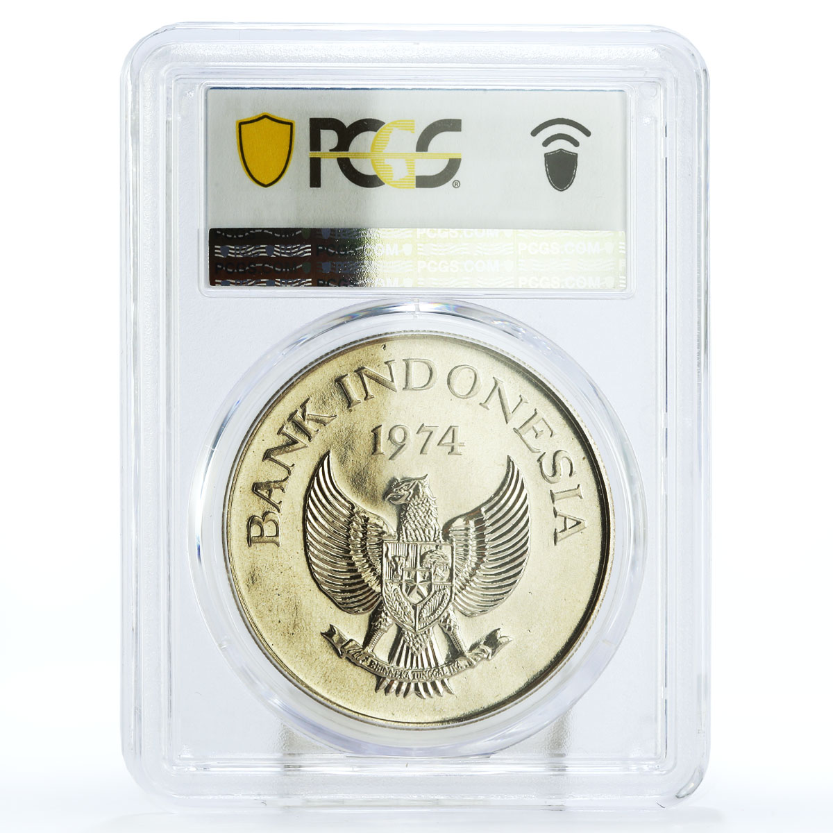 Indonesia 5000 rupiah Endangered Wildlife Orangutan MS67 PCGS silver coin 1974