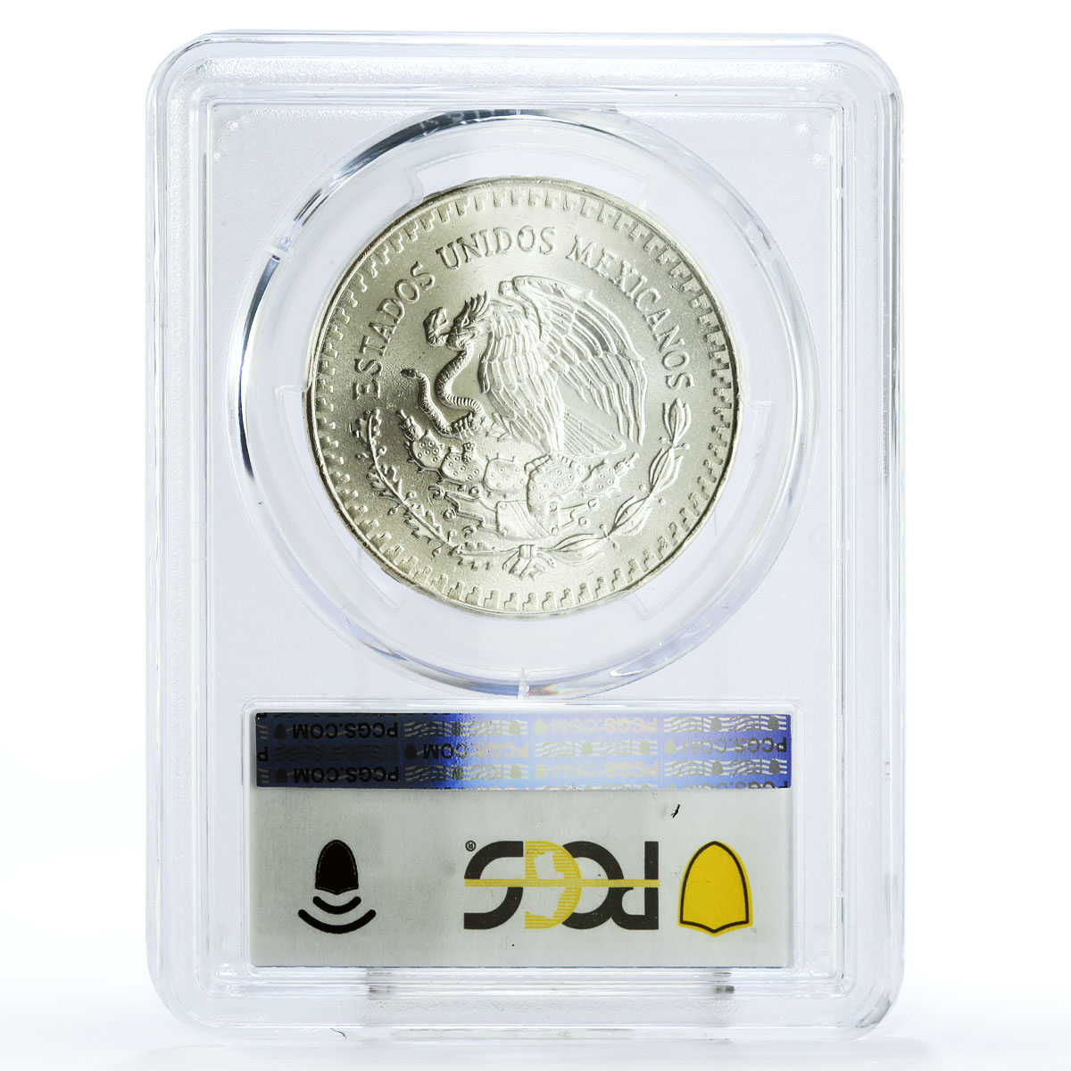 Mexico 1 onza Libertad Angel of Independence MS66 PCGS silver coin 1986