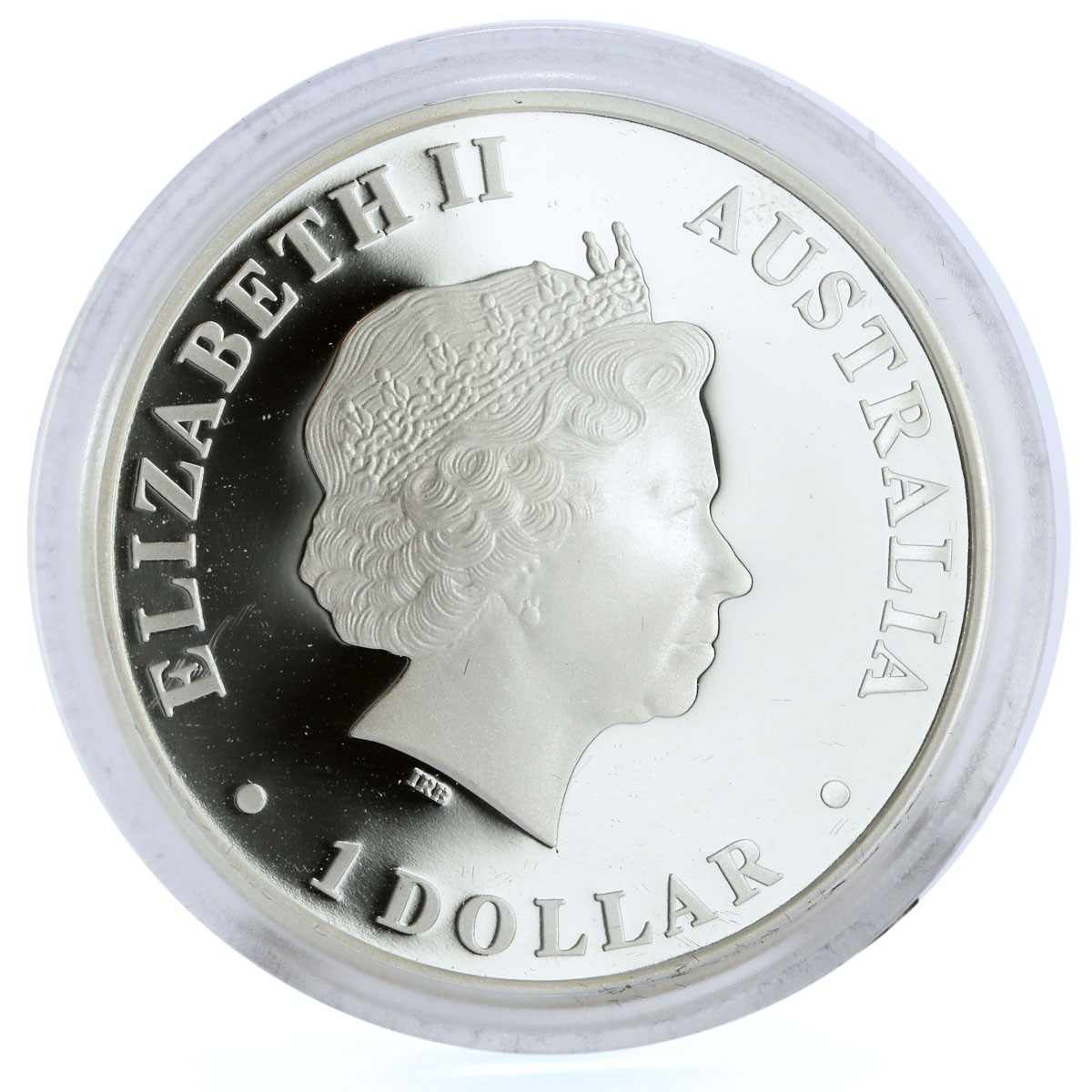 Australia 1 dollar Dreaming Series Kangaroo Animals Fauna colored Ag coin 2009