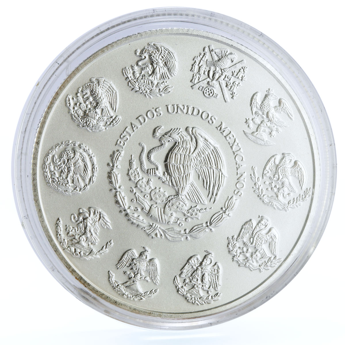 Mexico 1 onza Libertad Angel of Independence gilded silver coin 2013