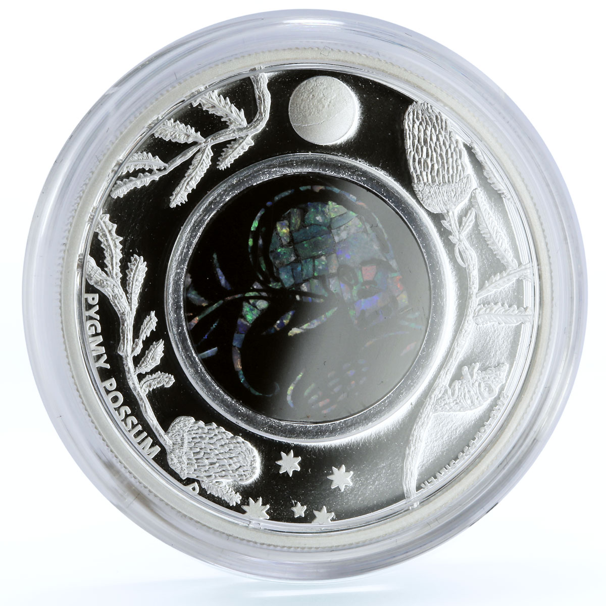 Australia 1 dollar Australian Opal series Pygmy Possum Fauna silver coin 2013