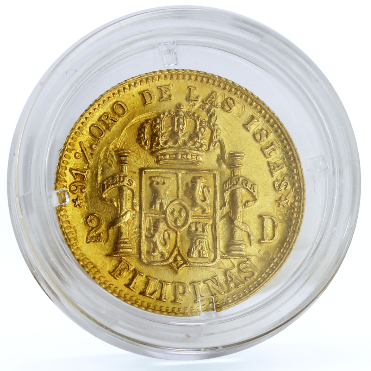 Philippines 2 dollars State Coinage Coat of Arms X# Tn1 gold coin 1946