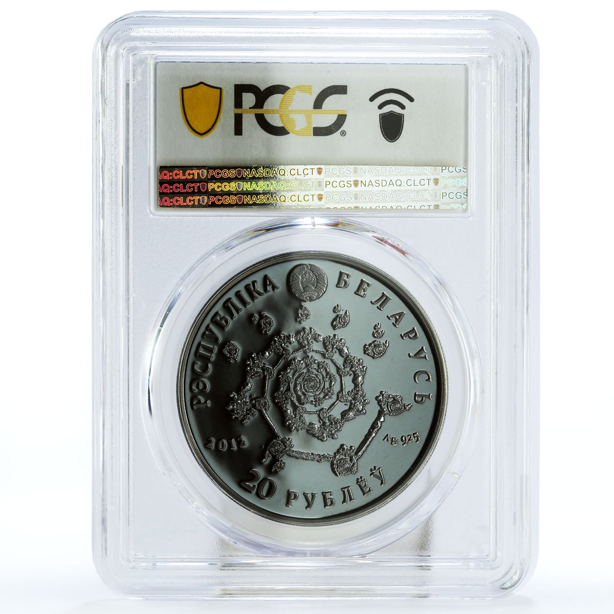 Belarus 20 rubles Magic of Dance Tango PR70 PCGS silver coin 2012