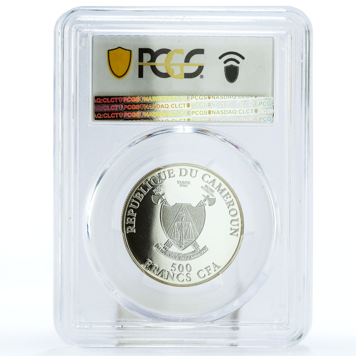 Cameroon 500 francs Odyssey Penelope PR70 PCGS silver coin 2018