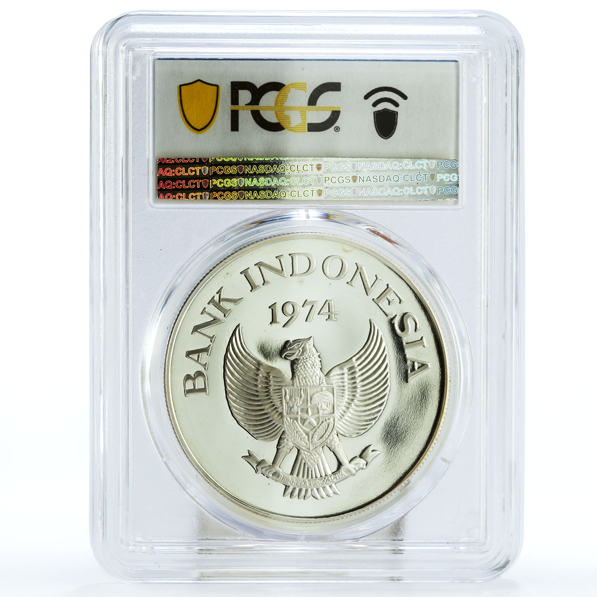 Indonesia 5000 rupiah Animal series Orangutan PR69 PCGS silver coin 1974