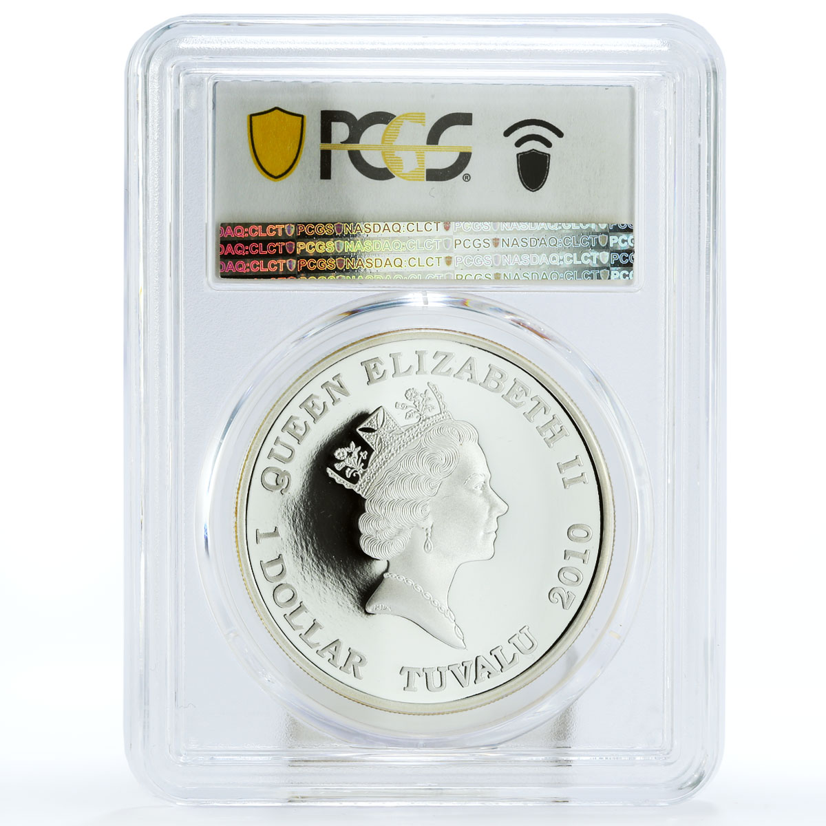 Tuvalu 1 dollar Yuna Kim Olympic Figure Skating PR70 PCGS silver coin 2010