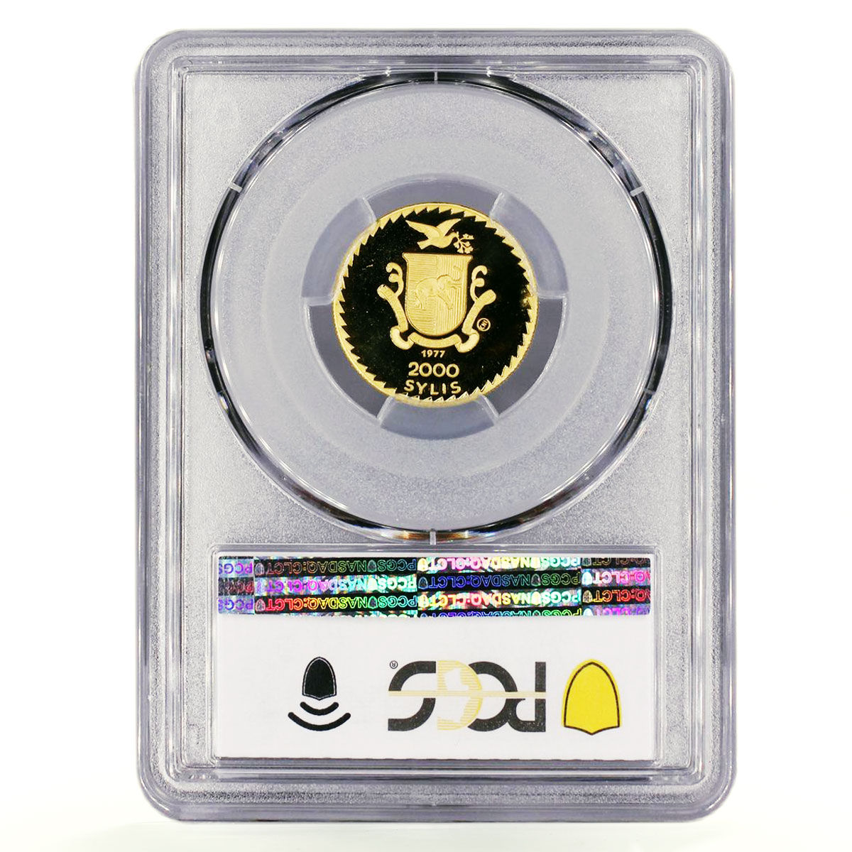 Guinea 2000 sylis Communist Party Mao Tse Tung Politics PR66 PCGS gold coin 1977 Guinea 2000 sylis Communist Party Mao Tse Tung Politics PR66 PCGS gold coin 1977