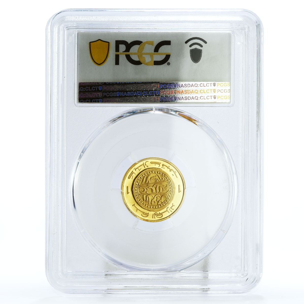 Algeria 1 dinar Old Islamic Coinage Ornaments MS70 PCGS gold coin 1991