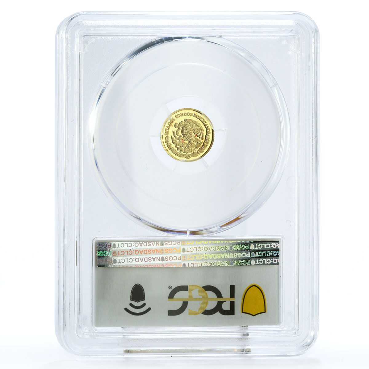 Mexico 1/20 onza Native Working Gold Melting Teocuitlatl PR69 PCGS Au coin 1999