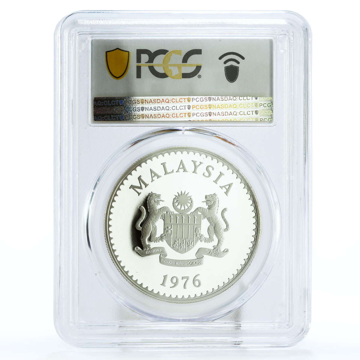 Malaysia 15 ringgit Conservation Fauna Malaysian Gaur PR68 PCGS silver coin 1976